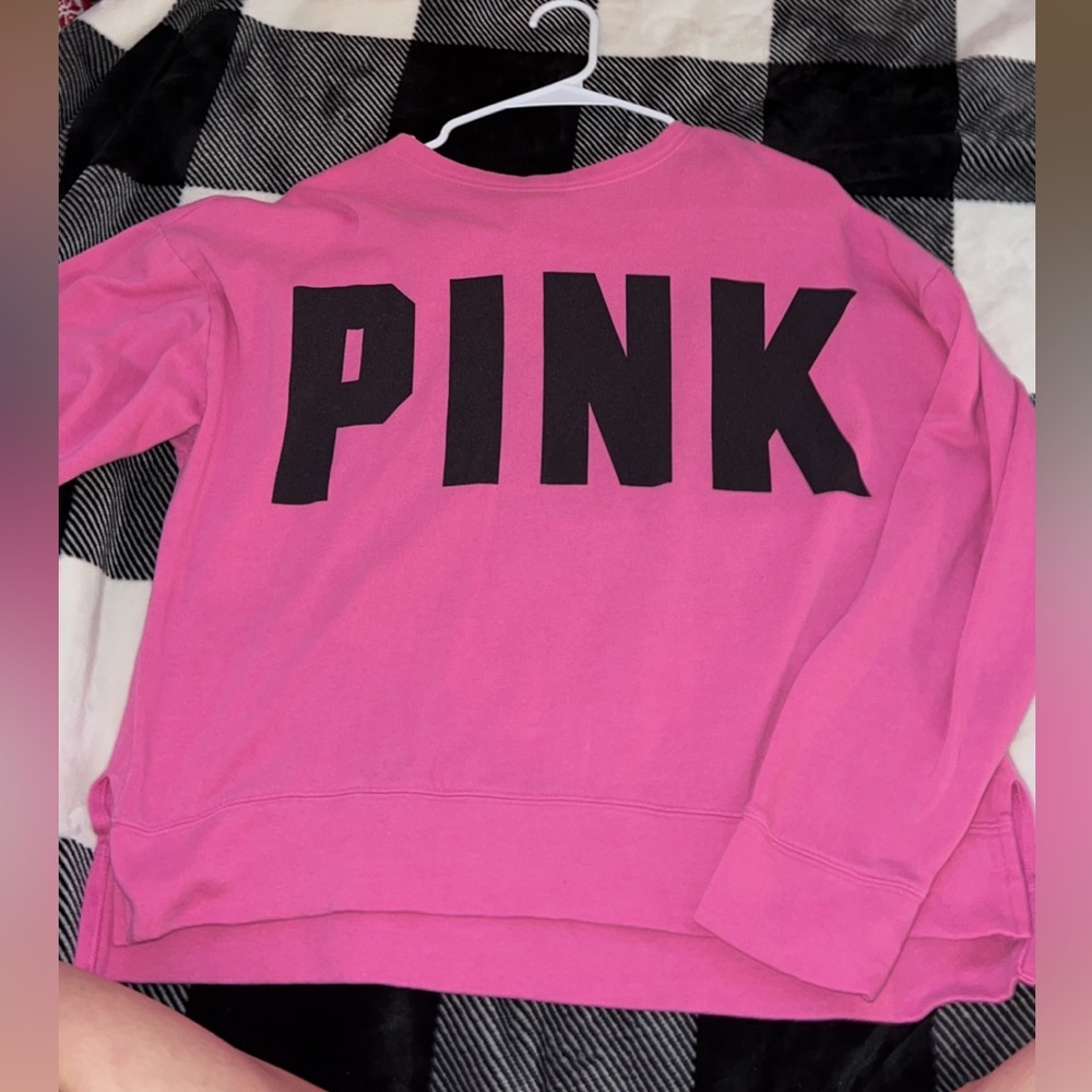 Pink sweater!